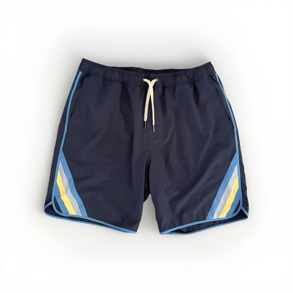 FAIR HARBOR Men's The Anchor Navy Blue Swim Trunks Board Shorts, XL, MINT!